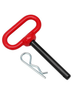 Pasador de Enganche para Remolque Qjaiune 1.27 x 9.21 cm Rojo