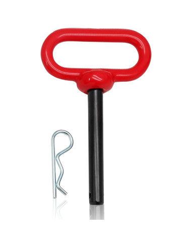 Pasador de Enganche para Remolque Qjaiune 1.27 x 9.21 cm Rojo