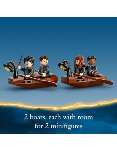 LEGO Harry Potter Boathouse 76426 con 7 Minifiguras