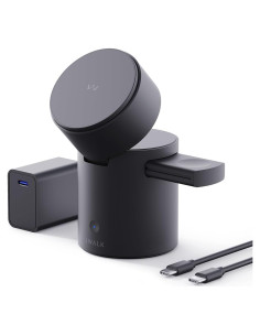 iWALK Estación de Carga Inalámbrica 3 en 1 15W Negro