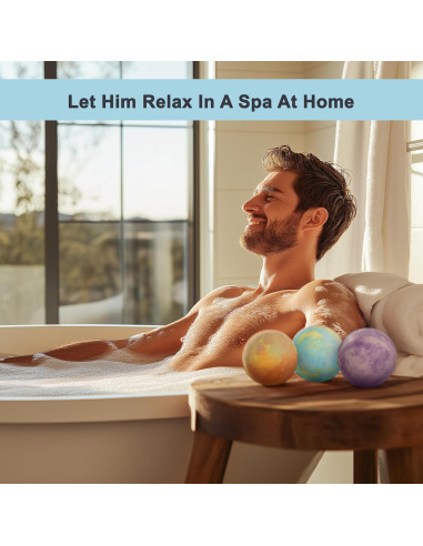 Set de 24 Bombas de Baño de Lujo Aqua Elegante para Hombres