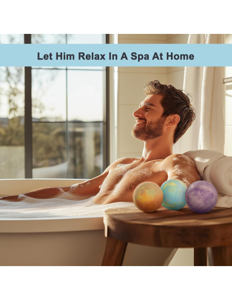 Set de 24 Bombas de Baño de Lujo Aqua Elegante para Hombres