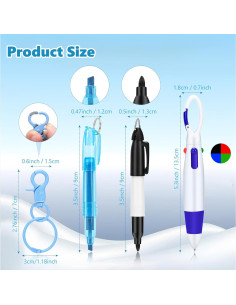 Conjunto de bolígrafos mini Yadiana para enfermeras - 4 colores 2