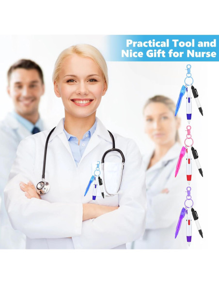 Conjunto de bolígrafos mini Yadiana para enfermeras - 4 colores