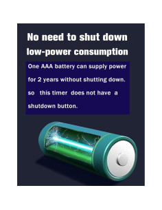 Temporizador de Cocina Digital Tanmalan 3" Pantalla Grande 2