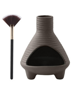 Soporte de Palo Santo BENEONY UMAIL Cerámica Gris 16.5x13.5cm