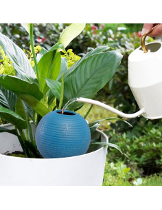 Juego de 4 Esferas de Riego Eusbon 14oz Azul para Plantas 2