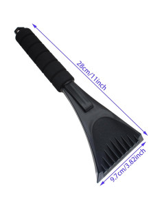 Raspador de Hielo LBTODH 2 Piezas con Mango de Espuma 28.5cm 2