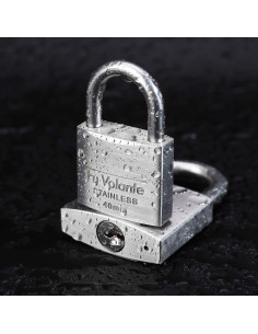 Candado de pin Fu Volante FUPS250 acero inoxidable 5.08 cm - 2 unidades 2