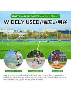 Conos de Entrenamiento BiAnYC 25 Pcs para Fútbol y Deportes 2