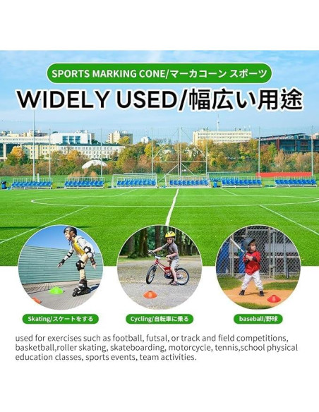 Conos de Entrenamiento BiAnYC 25 Pcs para Fútbol y Deportes