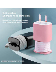 Protector de Cargador de Silicona 2 en 1 365Home 18W/20W 2