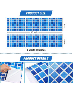 Parche de Reparación de PVC Autoadhesivo Nuanchu 30x102 cm 2