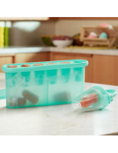 Bandeja de Congelador Munchkin de Silicona Menta para Bebés 2