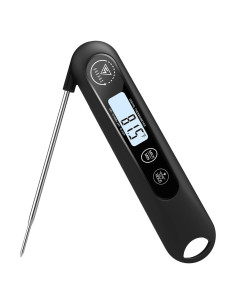 Termómetro Digital de Carne DOQAUS con Sonda Plegable y Retroiluminación