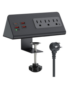 Regleta de Carga 7 en 1 Haiao con 3 Salidas AC y USB