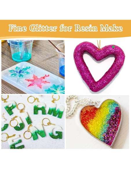 Set de 12 Colores de Brillantina Fina PIXGLITTER 192.78 g