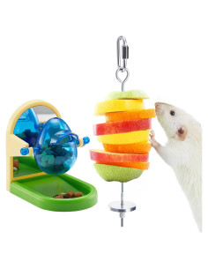 Juego de Juguetes de Enriquecimiento Jevnd para Ratas 2 Piezas