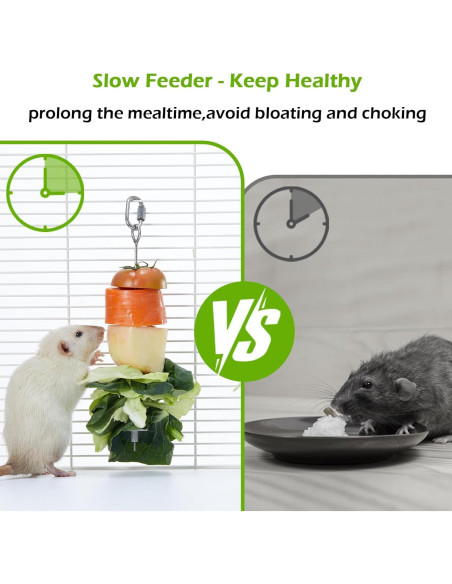 Juego de Juguetes de Enriquecimiento Jevnd para Ratas 2 Piezas