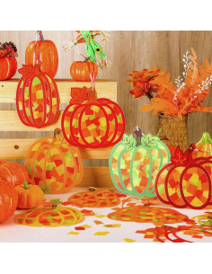 Kits de Manualidades Otoñales DoubleFill 48 Piezas Calabaza 2