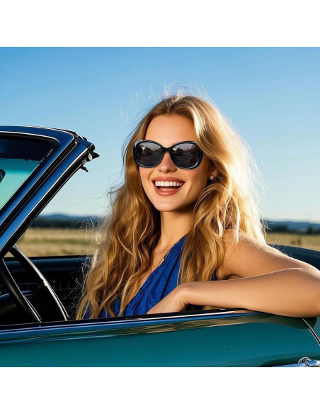 Gafas de sol Joopin de acetato grandes con protección UV polarizada Gafas de sol Joopin de acetato grandes con protección UV polarizada
