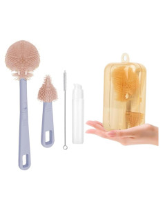 Juego de limpieza de biberones HubHnb - 6 piezas portátil