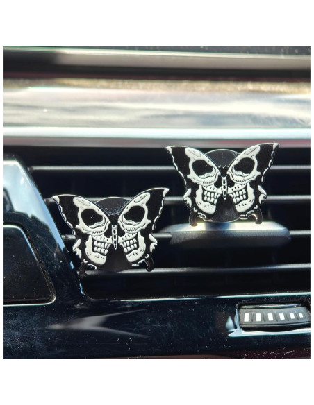 Clips Ambientadores para Auto LCWLJL Mariposa Negra 2 Pcs
