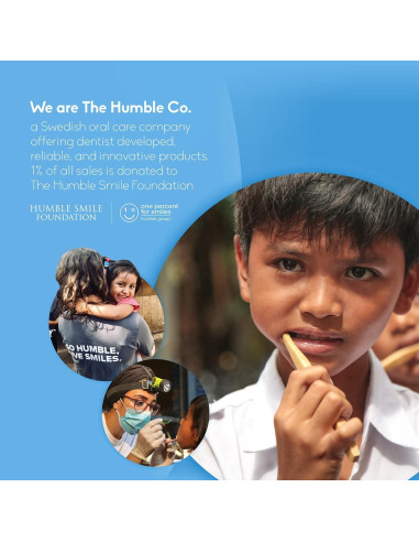 Palillos de Hilo Dental The Humble Co. 200 Unidades Carbón
