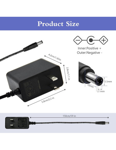 Adaptador de Alimentación Universal 5V 2A TRYTHINK 10W 9 Conectores
