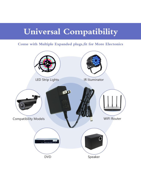 Adaptador de Alimentación Universal 5V 2A TRYTHINK 10W 9 Conectores