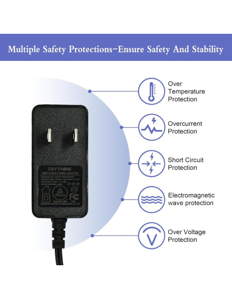 Adaptador de Alimentación Universal 5V 2A TRYTHINK 10W 9 Conectores