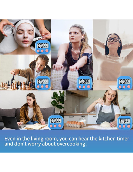 Paquete de 24 Temporizadores Digitales CZBRO Magnéticos