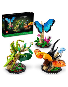Set de Construcción LEGO Ideas Insectos 21342 - Mariposa, Escarabajo y Mantis