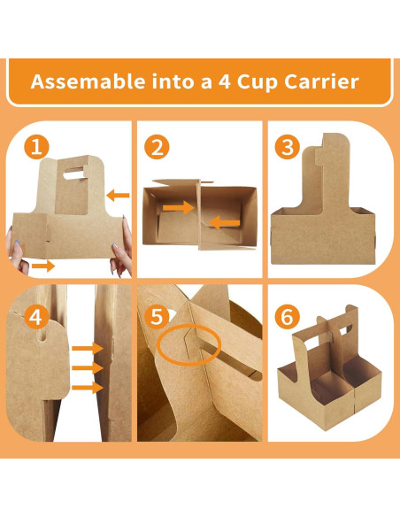 Portavasos Plegables Turmaster para 2 Tazas - Paquete de 8 Verde