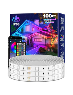 Tira LED exterior 30.48m FBZ Aulimhti RGB IP68 a prueba de agua