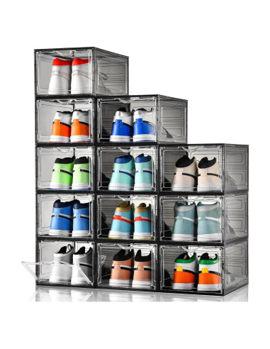 Caja de Almacenamiento de Zapatos Clemate 12 Piezas XL