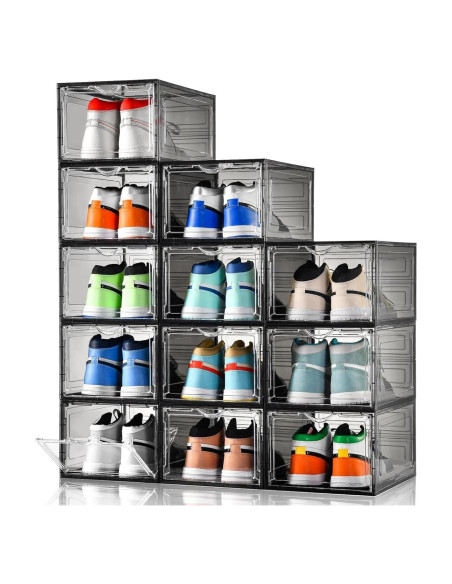 Caja de Almacenamiento de Zapatos Clemate 12 Piezas XL
