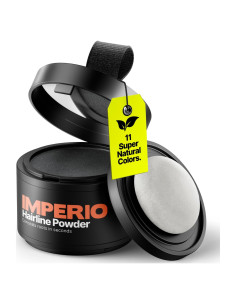 Polvo Retoque Raíces IMPERIO Negro - Oculta Pérdida Cabello