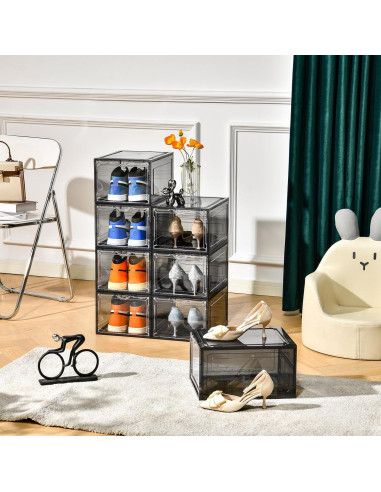 Caja de Almacenamiento de Zapatos Clemate 12 Piezas XL