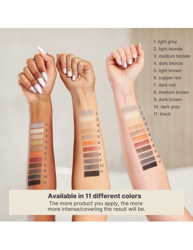 Polvo Retoque Raíces IMPERIO Negro - Oculta Pérdida Cabello