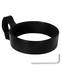 Soporte para Taza de Manillar de Bicicleta UIVXXUD - Aluminio Negro