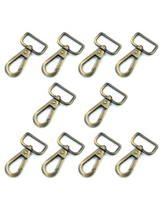 Ganchos de Cierre Giratorio SBest 10 Pcs 1" Latón Antiguo