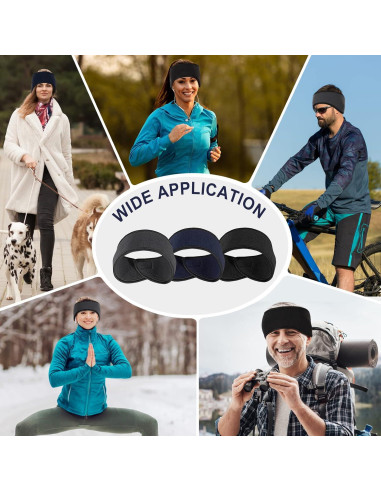 Calentador de Oídos de Forro Polar Iwtmm Ajustable para Invierno