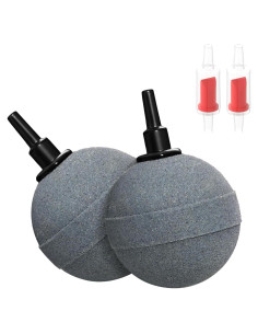 Piedra de Aire WTMCC para Acuario - Burbujero 5.08 cm, 2 Paquete