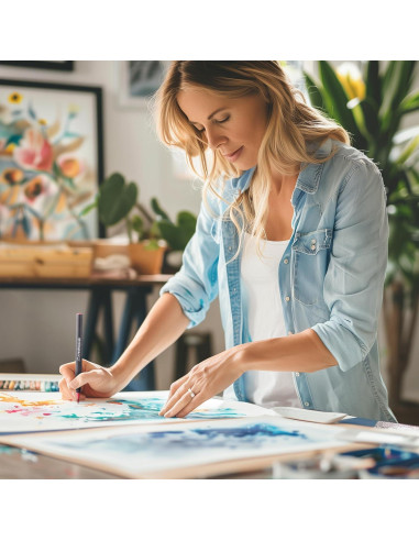 Marcadores de Pincel Acuarelables Creativepeak - 12 Colores Vibrantes