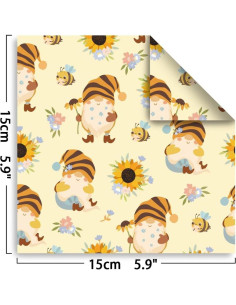 Kit de Papel de Origami Doble Cara 100 Hojas 15x15cm Mifuner 2