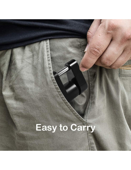 Cerradura de Acoplador de Remolque CZC AUTO Negra 1/4"