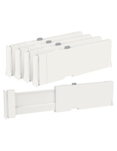 Divisores de Cajones Vtopmart 4 Piezas Ajustables 10.16 cm