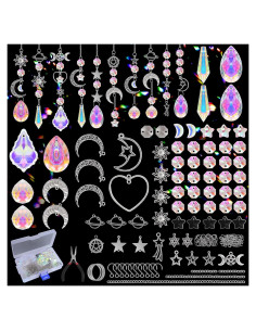 Kit de Manualidades FACIACC 252 Piezas Atrapa Sol de Cristal