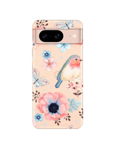 Funda Blingy's para Google Pixel 8 - TPU Transparente 6.2" Floral
